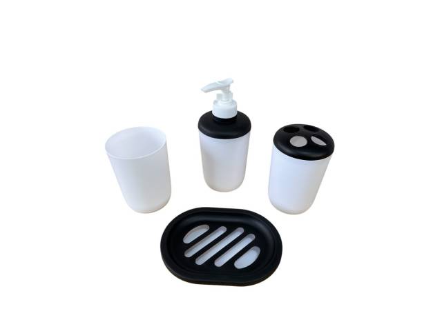 Optimiza tu baño con el set de plástico blanco de 6 piezas. Su diseño minimalista y funcionalidad lo hacen perfecto para cualquier estilo. ¡Atrévete a mejorarlo hoy!