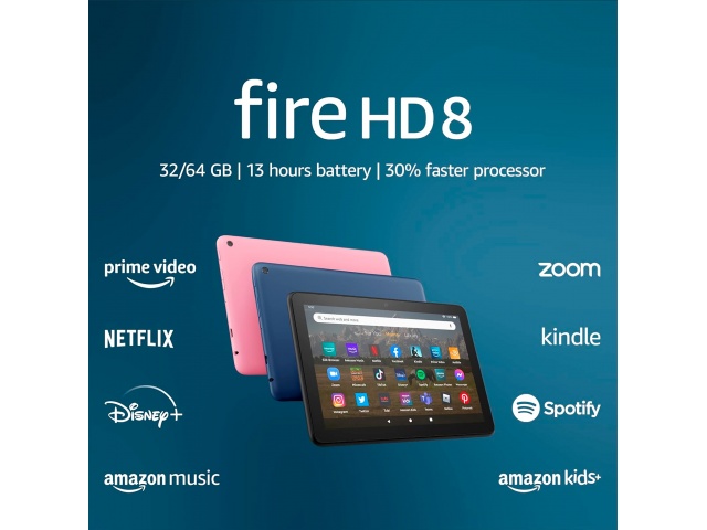 Disfruta de entretenimiento sin límites con la Tablet Amazon Fire HD 8 Gen 12. Con 6 núcleos y 32GB de almacenamiento, es perfecta para ver tus series favoritas. ¡Consíguela ya! 