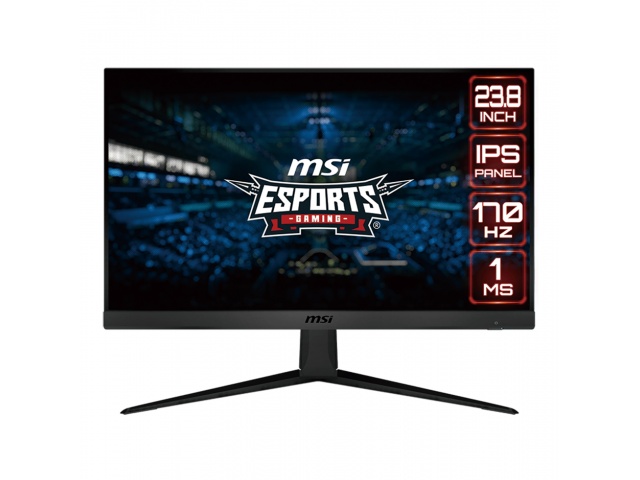 Sumérgete en tus juegos con el monitor MSI Optix G2412. Su pantalla de 23,8'' y 170Hz te brindan una experiencia visual inigualable. ¡No te lo pierdas!