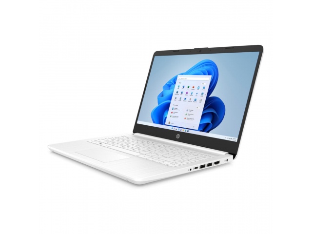 Potencia tu productividad con la notebook HP de 14''. Con Windows 11, 4GB de RAM y 128GB de almacenamiento, es ideal para estudiantes y profesionales. ¡Consíguela en blanco!