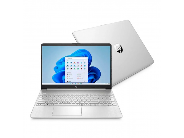 "Potencia tu productividad con la notebook HP de 15,6''. Con Windows 11, 8GB de RAM y 256GB de almacenamiento, es perfecta para estudiantes y profesionales. ¡Consíguela en plateado!