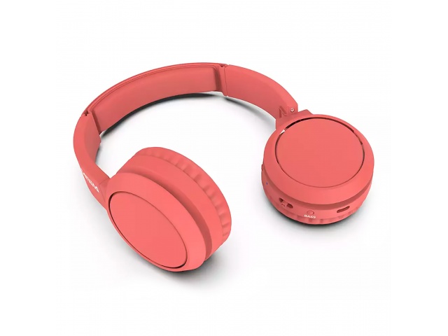 Vive la música con los auriculares inalámbricos Philips TAH4205. Con 20mW de potencia y drivers de 32mm, ofrecen un sonido vibrante y un diseño atractivo en rojo