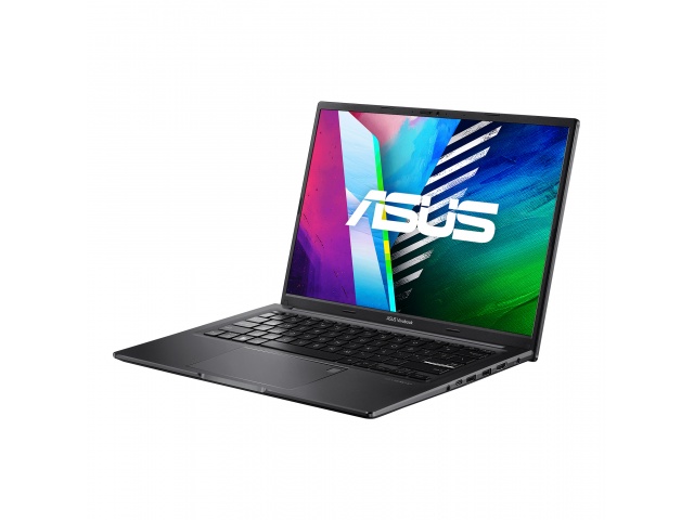 Eleva tu experiencia visual con la Notebook Asus Vivobook. Pantalla de 14'' OLED, Core i5, 16GB de RAM y 512GB de almacenamiento. ¡Consíguela en sofisticado negro y sorpréndete!