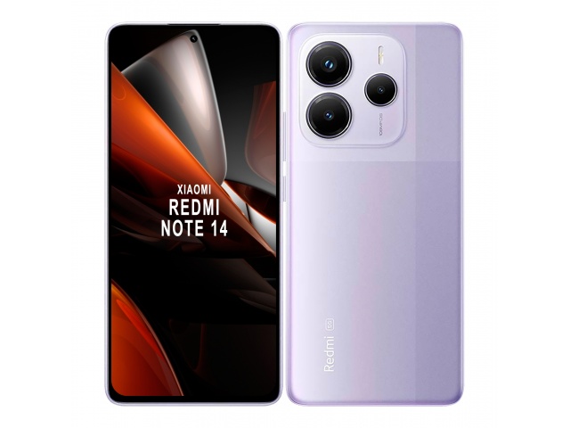 Potencia y diseño se unen en el Xiaomi Redmi Note 14. Con 6,67'', 5G y 8GB de RAM, es ideal para cualquier usuario. ¡Hazte con el tuyo en violeta!