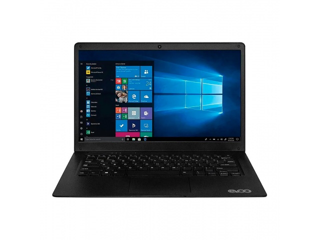 Eleva tu productividad con la Notebook Evoo. Pantalla de 14,1'', N3350, 4GB de RAM y Windows 10. ¡Consíguela en elegante negro y trabaja con estilo