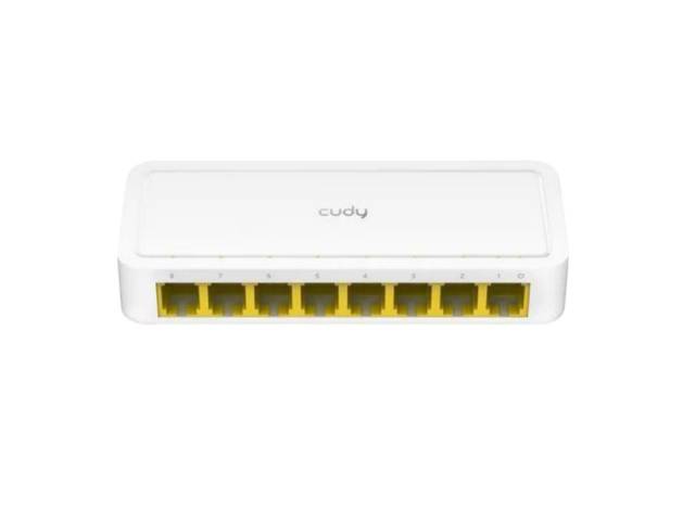 Mejora tu red local con el Switch Cudy de 8 puertos. Velocidad de 10/100 Mbps para una conexión fluida y confiable. ¡Ideal para cualquier entorno de trabajo