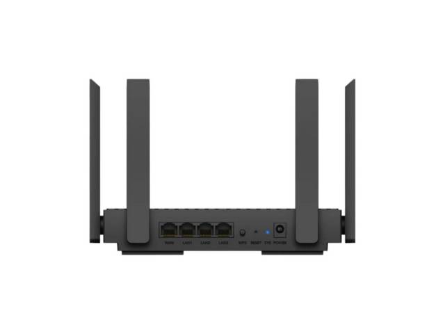 Experimenta la velocidad del Router Cudy Gigabit AX1500 Wi-Fi 6. Con su diseño negro y rendimiento superior, disfruta de una conexión rápida y estable en toda tu casa.