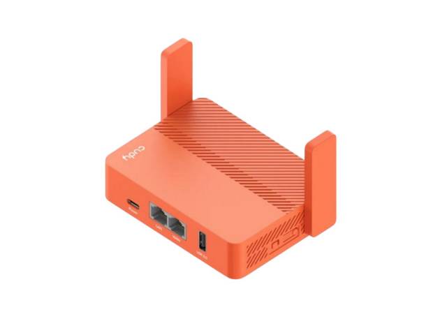 Descubre el Router Cudy de Bolsillo AC1200 en rosa. Conectividad rápida y portátil, perfecto para mantenerte en línea donde quiera que vayas. ¡No te quedes sin internet!