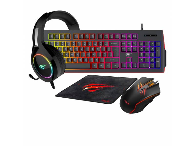 Combo Gamer Teclado Mouse , Pad Y Auriculares Gd8