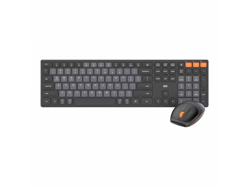 Combo Kit Teclado Y mouse Inalambrico WK895 Gopop Fantech color Black