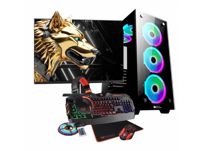 Pc Gamer Ryzen 5 5600gT Amd 16gb 240 Gb Ssd Monitor 75HZ Combo GF1PC19