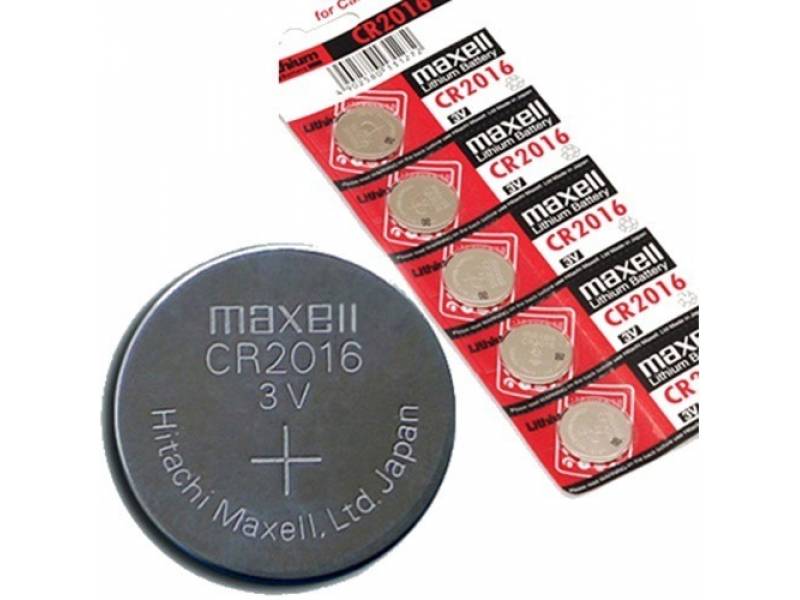 Pilas Cr 2016 3v Maxell X 5 Unidades