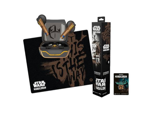 Excelente opción para los fanáticos de Star Wars que buscan auriculares inalámbricos de calidad con un diseño exclusivo y un mousepad de regalo.