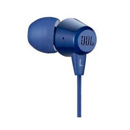AURICULARES JBL con cable- microfono HEADPHONES c50hi AZUL