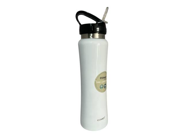 La Botella Deportiva Acero Inoxidable 750ml Comet compañera perfecta para tus entrenamientos y actividades al aire libre. Con acero inoxidable de alta calidad, esta botella es resistente a golpes y arañazos