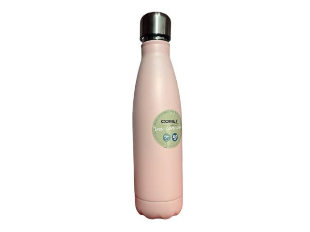 La Botella Deportiva Acero Inoxidable 500ml Comet compañera perfecta para tus entrenamientos y actividades al aire libre. Con acero inoxidable de alta calidad, esta botella es resistente a golpes y arañazos