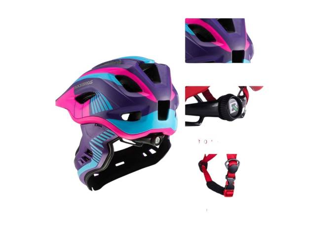 ¿Buscas un casco que se adapte a todas tus aventuras? El ROCKBROS TT32 es la solución perfecta. Con su diseño 2 en 1, puedes convertirlo de casco integral a medio casco en segundos. ¡Máxima versatilidad para cualquier ocasión!