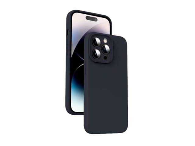 Protege tu iPhone 13 Pro con estilo con esta funda de silicona negra. Fabricada con silicona suave y flexible, esta funda se adapta perfectamente a tu teléfono y lo protege de arañazos, golpes y caídas.