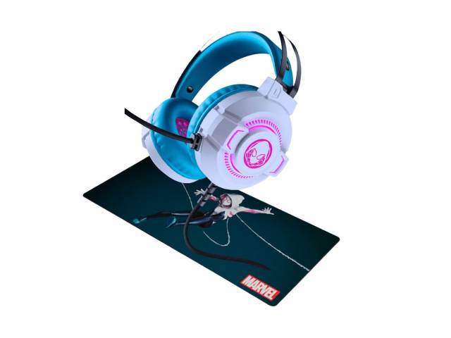 Sumérgete en el sonido envolvente de los auriculares con LED y completa tu setup con el impresionante mousepad XXL. Diseño espectacular y rendimiento incomparable, ¡perfecto para los gamers más exigentes!