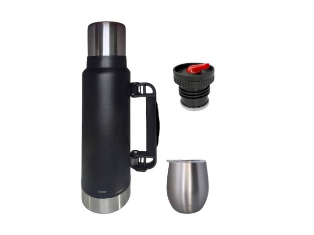 Viaja con el Combo kit Termo 1.2 Lt Y Mate con tapa COMET en Caribesurstore. Disfruta de mate por horas, ideal para llevar a todos lados!. Que no se vuele la yerba ni se caiga en la mochila!