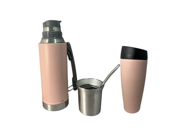 Que el frio no te gane, lleva tu mate y café a todos lados con el combo de termo tapa mate con bombilla de regalo y una jarra térmica de 450ml ! 