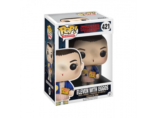  Disfruta de la nueva Figura de Acción Funko Pop Eleven With Eggos Stranger Thingsideal para coleccionistas y fanáticos, con detalles auténticos y diseño icónico del popular personaje.