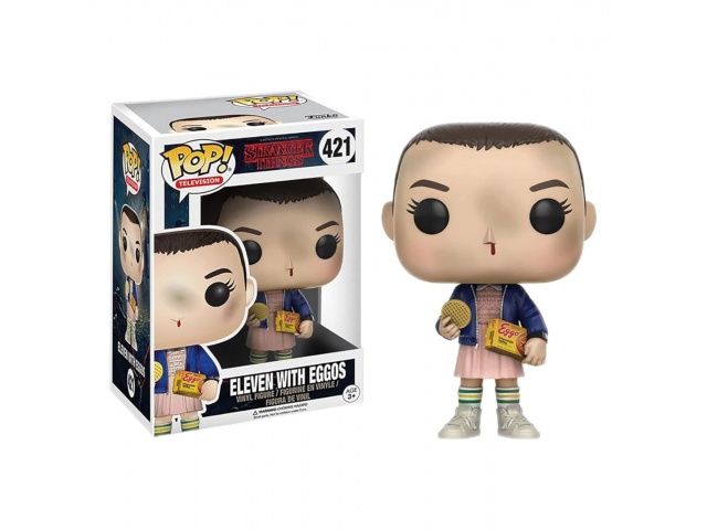  Disfruta de la nueva Figura de Acción Funko Pop Eleven With Eggos Stranger Thingsideal para coleccionistas y fanáticos, con detalles auténticos y diseño icónico del popular personaje.