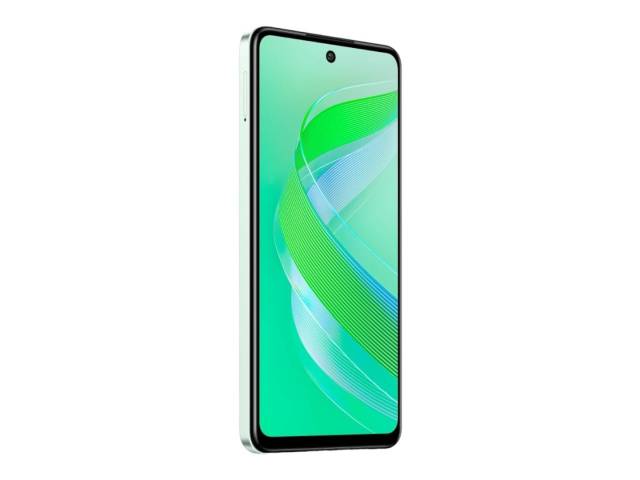 El Infinix Smart 8 es un smartphone ideal para el día a día con una pantalla grande de 6.6 pulgadas. Tiene 3GB de RAM y 64GB de almacenamiento para tus aplicaciones y fotos. Su cámara trasera triple de 13 MP 