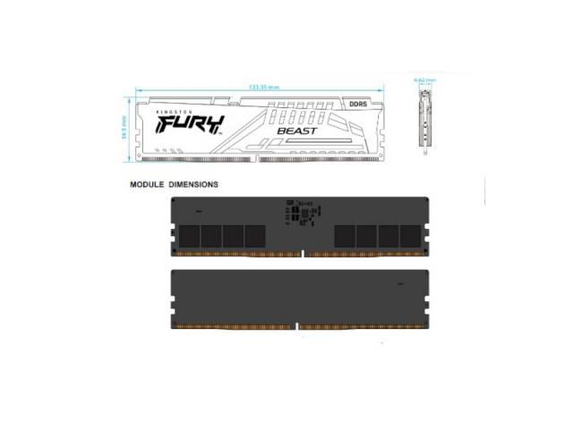 Experimenta un rendimiento de vanguardia con la última tecnología de memoria DDR5 de Kingston. Esta memoria ofrece velocidades de hasta 5200 MT/s y latencias CL38, perfecta para gamers y entusiastas que buscan lo mejor.