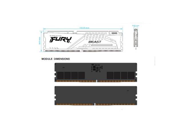 Eleva el nivel de tu experiencia gaming con la Memoria RAM Gaming Kingston FURY 16GB DDR5 6000MHz. Esta memoria de última generación ofrece un rendimiento excepcional para los juegos más exigentes, con velocidades de reloj ultrarrápidas y una latencia opt