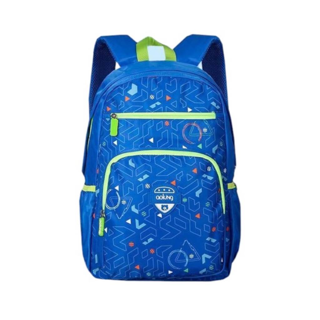 Mochila AOKING Escolar azul B7007-1 es la combinación perfecta de estilo, comodidad y funcionalidad para que los niños llenen su día a día de alegría y color. 