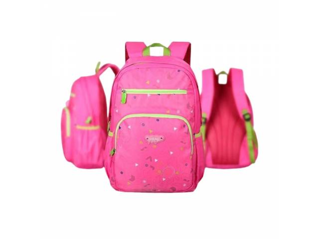 Mochila AOKING Escolar Rosa B7007-1 es la combinación perfecta de estilo, comodidad y funcionalidad para que los niños llenen su día a día de alegría y color. 