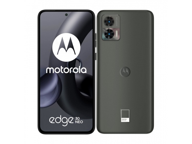   El Motorola Edge 30 Neo es un smartphone de gama media con una pantalla de 6,28 pulgadas, cámara dual de 64MP, 8GB de RAM, 128GB de almacenamiento y conectividad 5G. Disfruta de un rendimiento fluido, fotos con calidad decente, un diseño elegante y una 