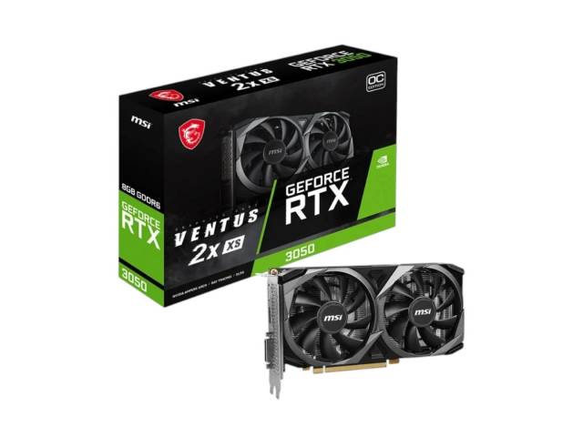 La MSI GeForce RTX 3050 Ventus 2X con 8GB OC es tu aliada perfecta en el mundo gamer. Con su diseño eficiente y capacidad de overclocking, disfrutarás de un rendimiento fluido y sin interrupciones. 