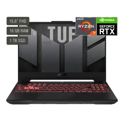 Notebook Gaming Asus 15,6'' Ryzen 7 16gb 1tb Win11 Rtx4060