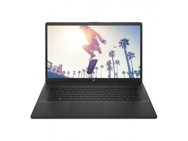 Aumenta tu productividad y entretenimiento con la Notebook HP 17.3'' Core i5,  brinda el rendimiento, la pantalla y el almacenamiento que necesitas para tus tareas diarias a un precio accesible