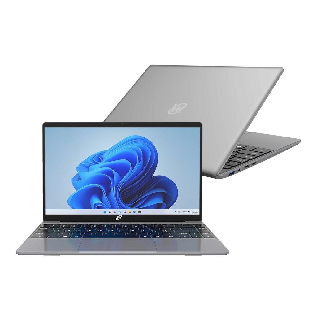 ¡Lleva tu mundo digital contigo! La notebook Hyundai Hybook 14.1'' es compacta, ligera y potente, perfecta para trabajar, estudiar y disfrutar de tus contenidos favoritos. Con su procesador Qualcomm, 4GB de RAM y 128GB de almacenamiento