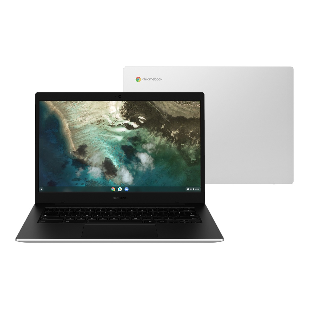 Notebook Samsung 14'' N4500 4gb 64gb Chrome  es una laptop económica y resistente, perfecta para estudiantes o usuarios que buscan un equipo básico para tareas como correo electrónico, navegación web, documentos y entretenimiento.