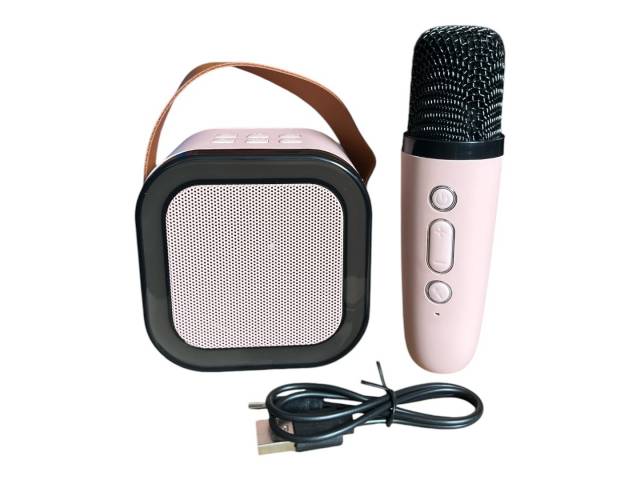 Altavoz K12 de alta gama, Audio Bluetooth, pequeño micrófono de Karaoke Ktv para el hogar, columna de altavoz Bluetooth para cantar profesional para niños.