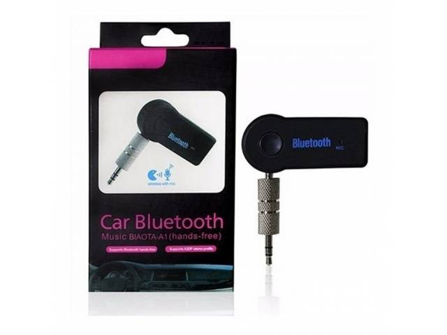 Disfruta tu música favorita en el auto sin cables con este Receptor Bluetooth. Se conecta a la entrada auxiliar (3.5mm) de tu radio y reproduce audio por streaming desde tu smartphone o tablet.