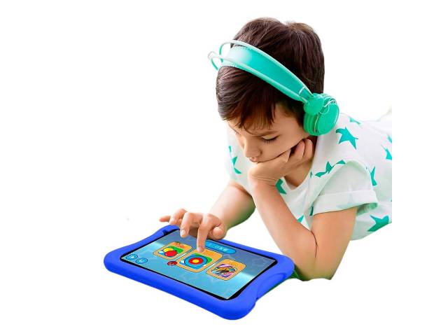 ¡Diversión y aprendizaje seguros para los peques! Tablet Pritom L8 Kids con control parental, contenido educativo preinstalado, funda protectora y pantalla HD de 8". Ideal para niños.