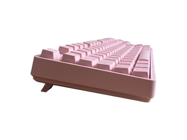  El teclado Eagle Warrior rosa combina la precisión de los switches mecánicos con la comodidad de la conexión inalámbrica. Personaliza tu experiencia de juego con la iluminación RGB y disfruta de una libertad de movimiento sin igual