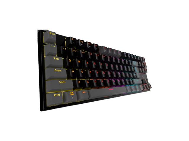 Lleva tu experiencia de juego al siguiente nivel! switches Outemu y retroiluminación RGB personalizable, este teclado te ofrece precisión, durabilidad y estilo en cada pulsación. 