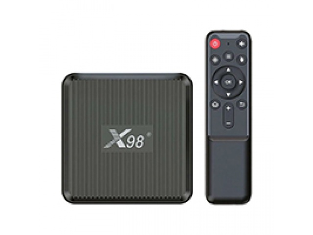 Tu centro multimedia 4K definitivo con Android 11. Disfruta de streaming fluido, juegos y entretenimiento en 4K con el TV Box X98Q.2gb 16gb Wifi