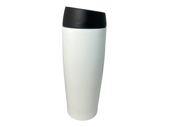 Disfruta de tus bebidas favoritas a la temperatura ideal con el Vaso Térmico Comet de acero inoxidable de 450ml. Su doble pared de acero inoxidable mantiene tus bebidas frías y calientes por varias horas.